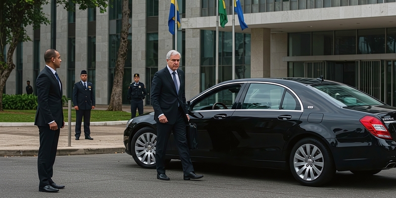 O transfer blindado é essencial em reuniões de cúpula com importantes autoridades.