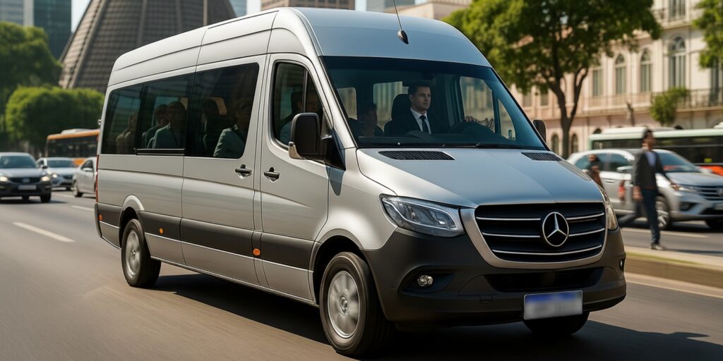 Garanta segurança e conforto com a van blindada da LGW Executive no Rio de Janeiro. Ideal para grupos, eventos e transfers corporativos.