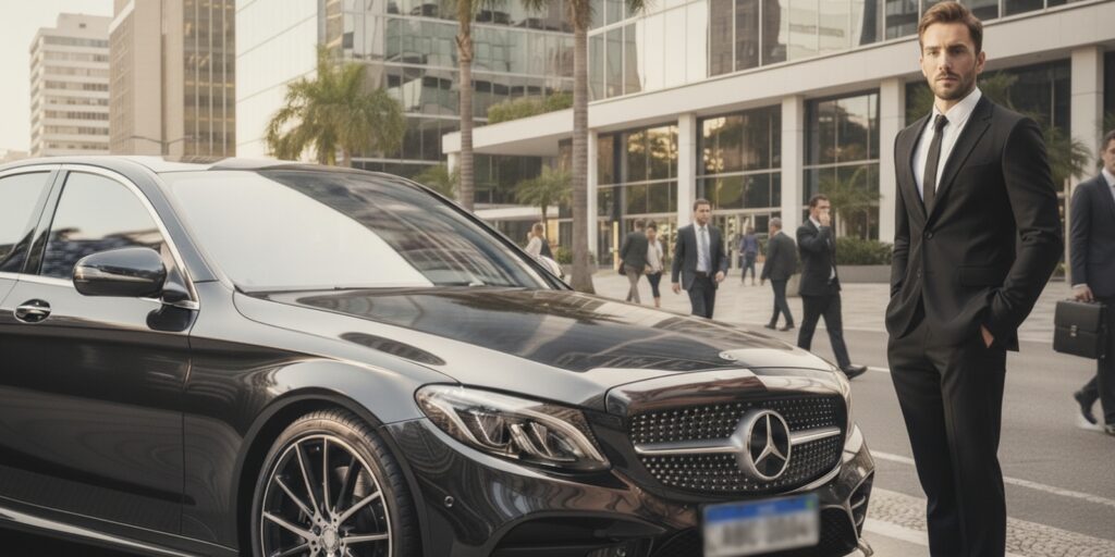 Transporte executivo blindado no RJ: saiba como contratar com segurança, blindagem nível III-A, conforto e pontualidade premium.