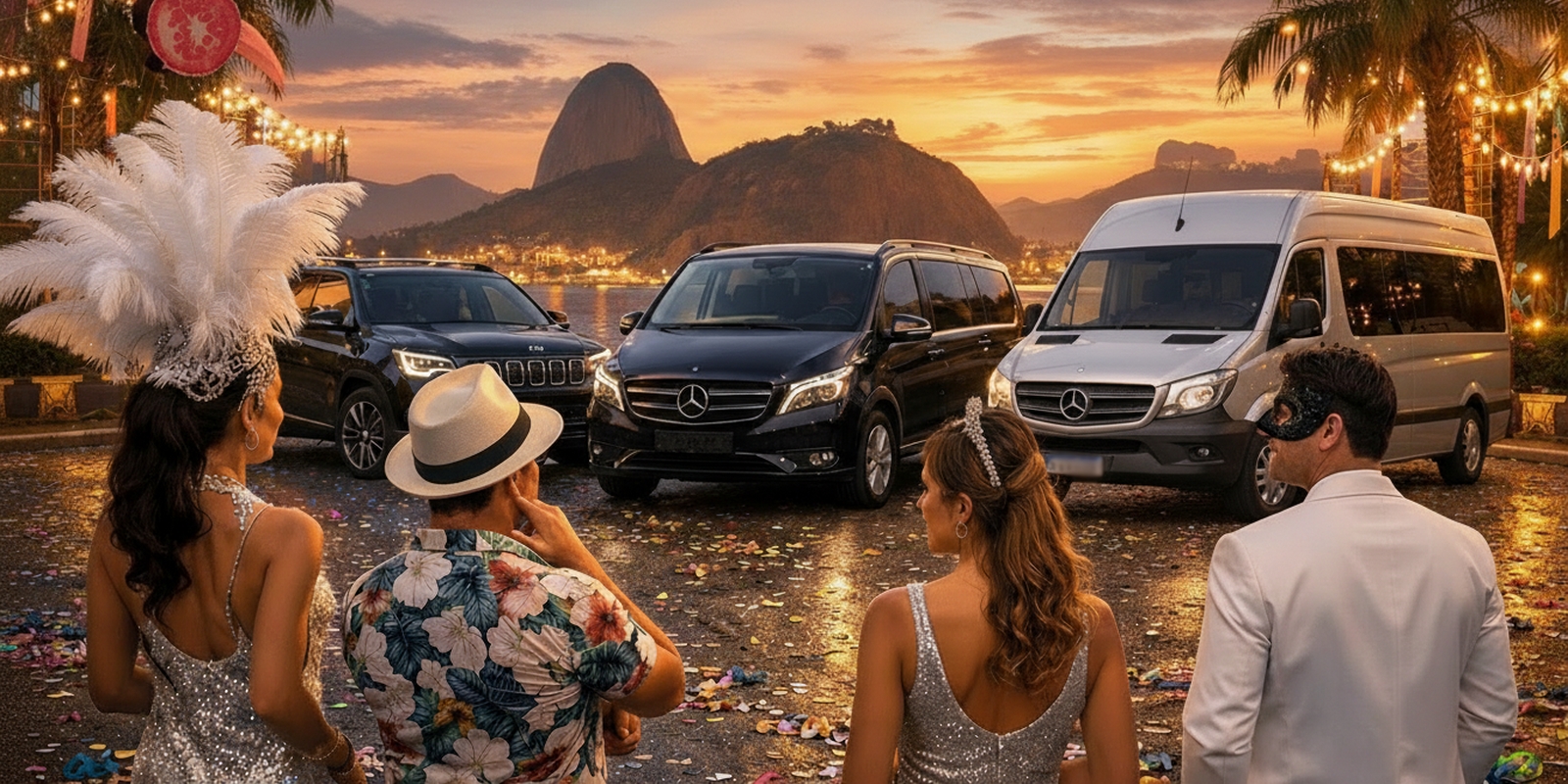 SUV, minivan ou van: descubra qual blindado contratar no Carnaval do Rio e evite atrasos, estresse e improvisos no RJ.