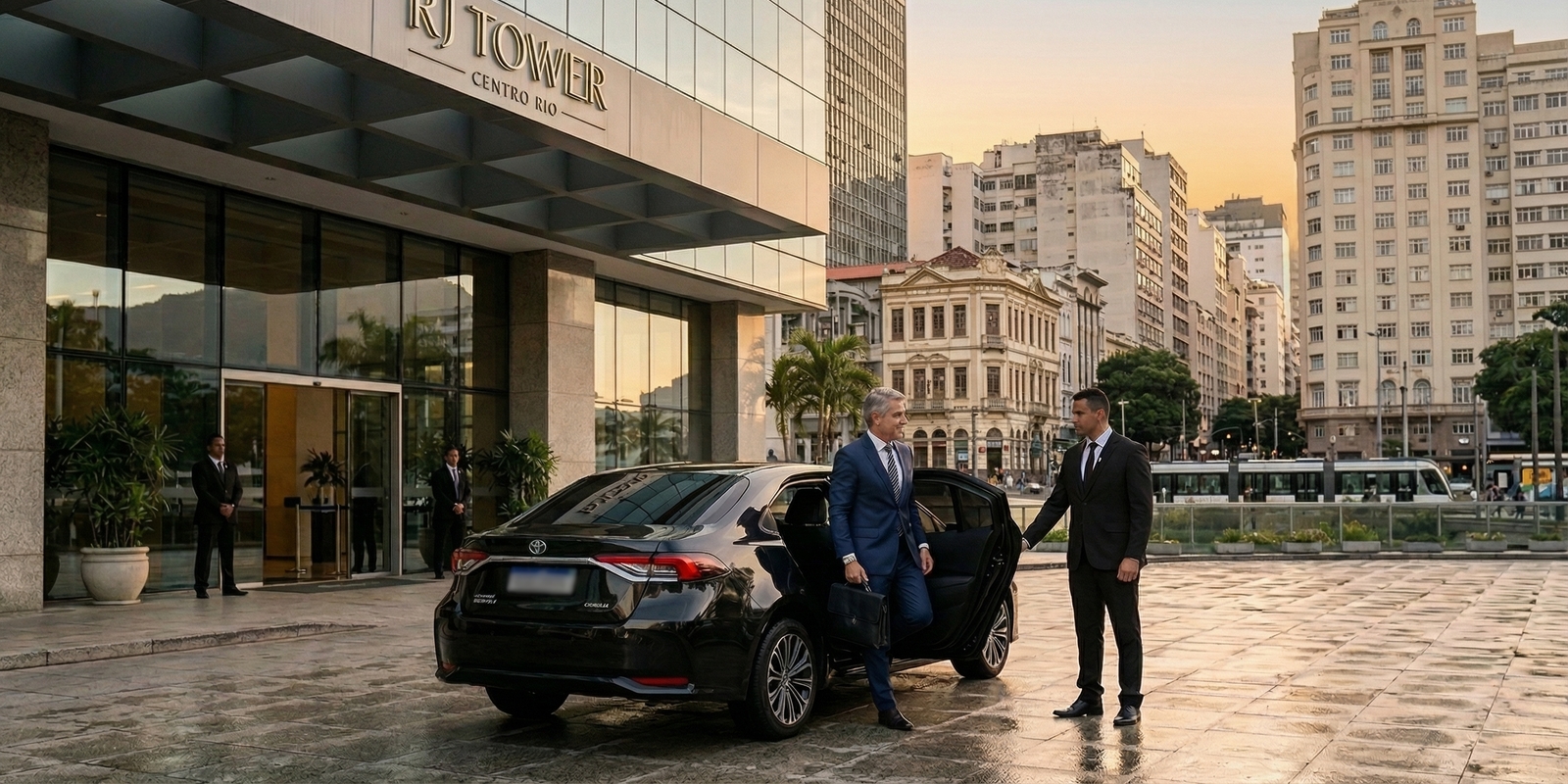 LGW: transporte executivo blindado no RJ com segurança nível III-A, motoristas especializados e conforto premium.