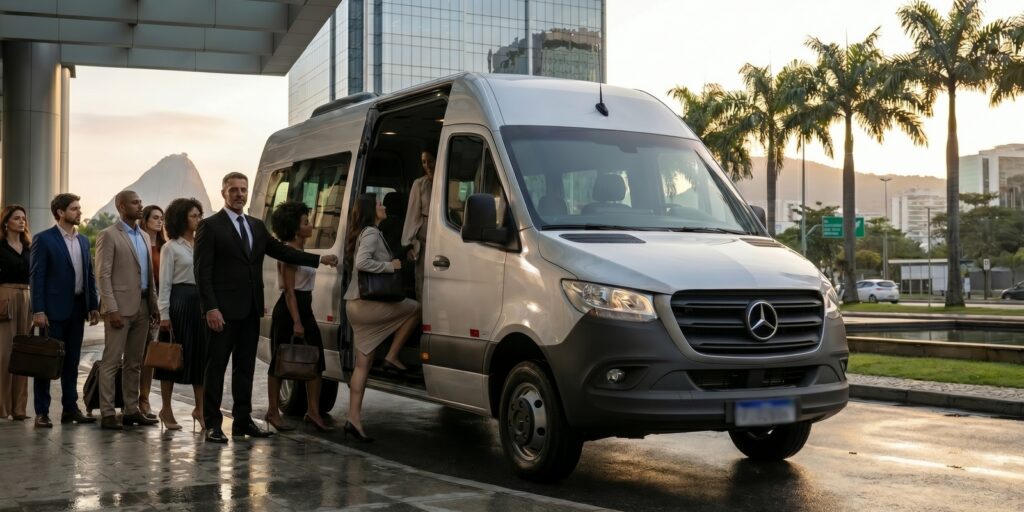 LGW Executive: transporte executivo blindado com van no RJ.