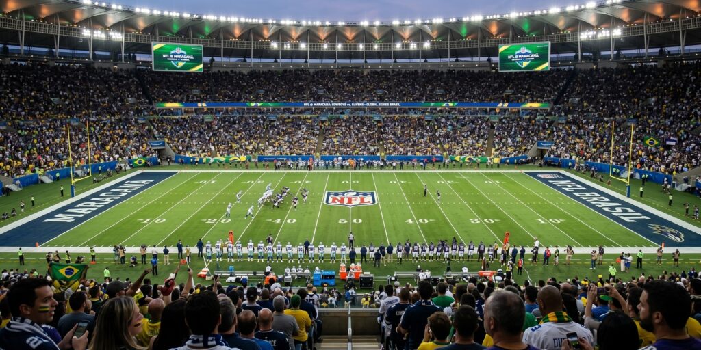Vá com o transfer executivo da LGW ao jogo da NFL no Maracanã entre Dallas Cowboys e Baltimore Ravens.